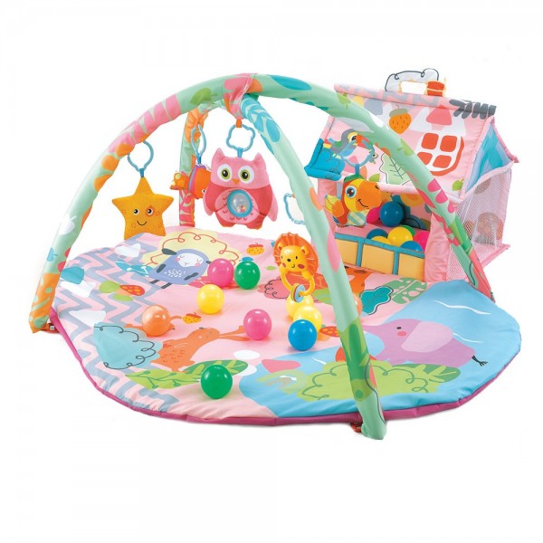 Bebi Podloga  za igru Happy Farm Pink