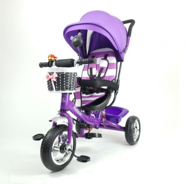 Tricikl-guralica Playtime Meridian za decu 406 ljubičasta