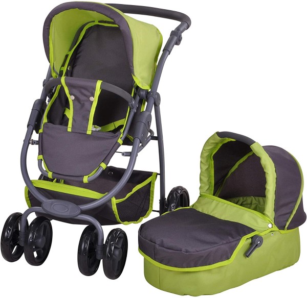 Knorr kolica za lutke Coco tec green