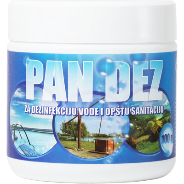 PAN DEZ - Hlorni preparat u granulama za dezinfekciju vode i površina 100g