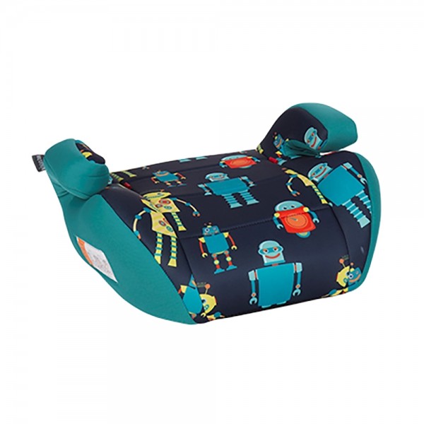 KikkaBoo Auto sedište-Booster za decu 15-36kg JAZZY Blue Robots