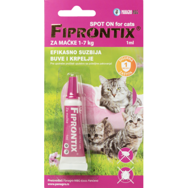 Fiprontix Spot On za mačke 1ml od 1- 7kg