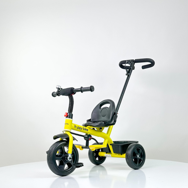 Tricikl bez tende Happy bike model 448 žuti