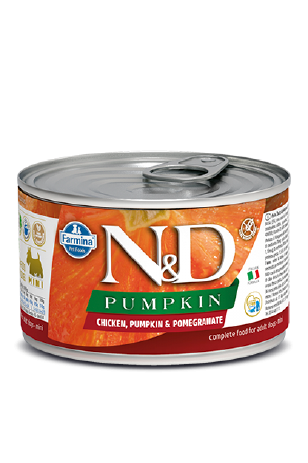 N&D Vlažna hrana konzerva Dog Pumpkin Mini Chicken&Pumpkin&Pomegranate 140g