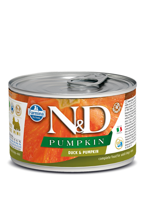 N&D Vlažna hrana konzerva Dog Pumpkin Mini Duck&Pumpkin 140g