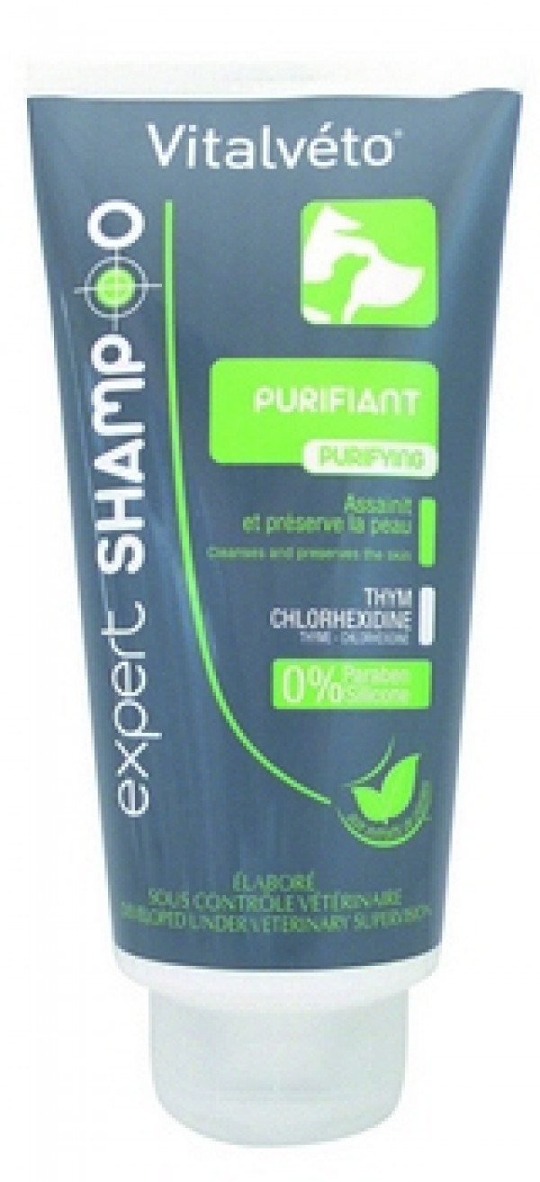 VitalVeto Purifying šampon za pse sa hloroheksidinom i majčinom dušicom (300ml)