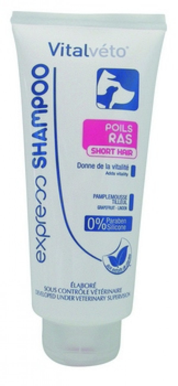 VitalVeto Short Hair šampon za pse sa kratkom dlakom, sa dodatkom grejpfruta i lipe (300ml)