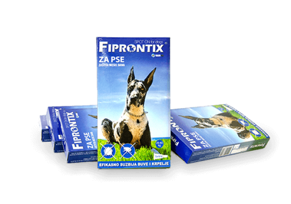 Fiprontix za velike pse 20-40kg, 5 x 4ml